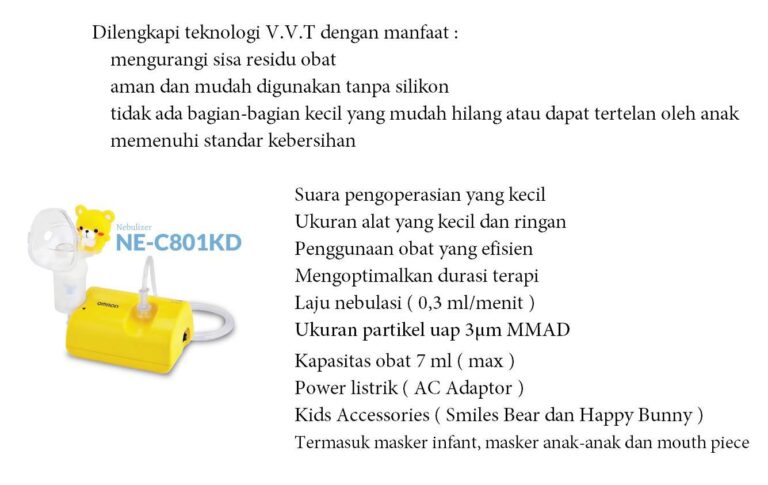 Terapi Gangguan Pernapasan Lebih Mudah Dan Nyaman Dengan OMRON Nebulizer
