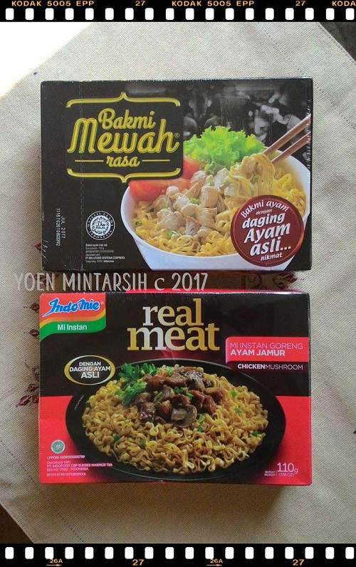ANTARA BAKMI MEWAH DAN INDOMIE REAL MEAT